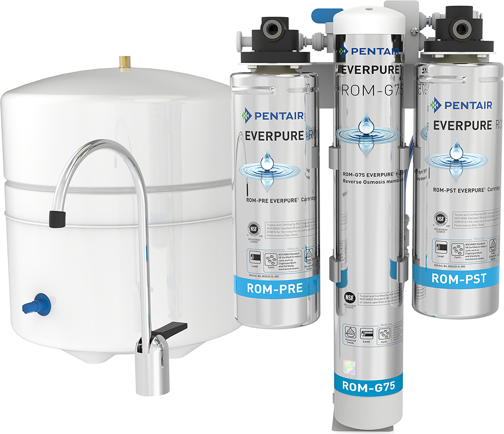 ROM IV reverse osmosis tank faucet system_DE17